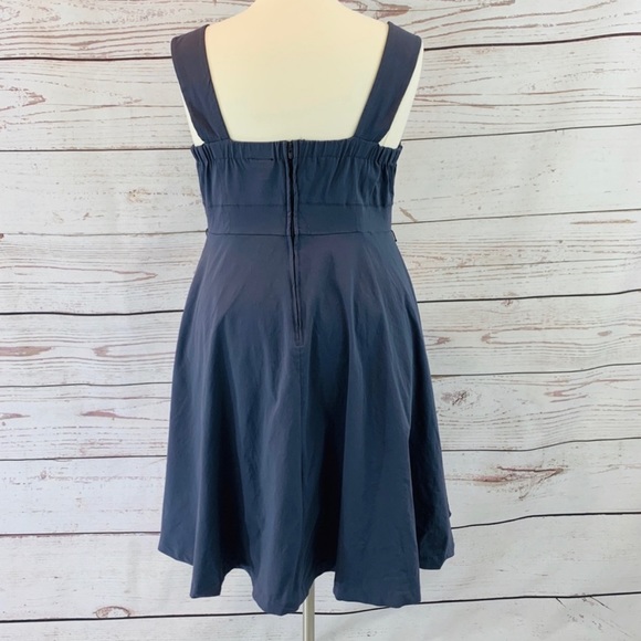 Torrid grey fit and flare denim feel material - Picture 7 of 12